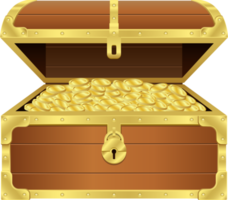 Treasure chest clipart design illustration png