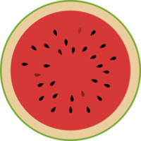Watermelon fruit clipart design illustration png