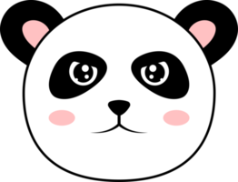 illustrazione di progettazione clipart orso panda