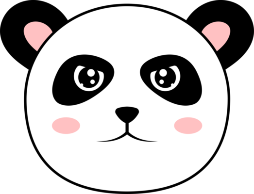 ilustração de design de clipart de urso panda 9391683 PNG