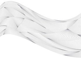 Overlapping geometric lines background for creative creative graphic design. vector