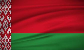 Elegant realistic Belarus flag background. Belarus Independence Day design. vector