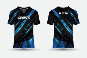 camiseta fantástica y geométrica camiseta deportiva abstracta adecuada para carreras, fútbol y deportes electrónicos vector
