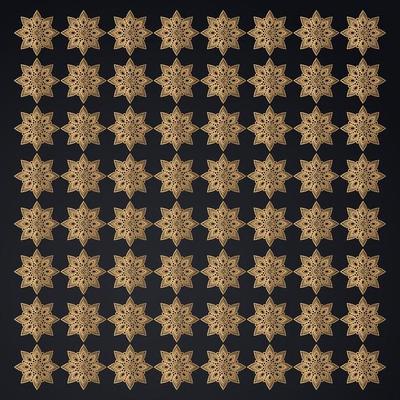 abstract golden mandala element design pattern vector. abstract Gold mandala pattern vector