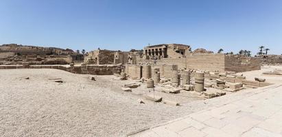 Ruins of Denderah Temple in Qena, Egypt photo