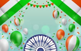 India Independence Day Background vector