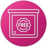 Free Shipping Icon Style vector