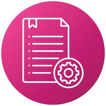 estilo de icono de proceso de aplicación vector