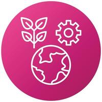 Ecosystem Planning Icon Style vector