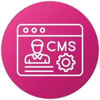Cms Icon Style vector