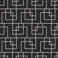 Retro geometric seamless pattern vector