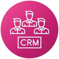 Crm Methodologies Icon Style vector