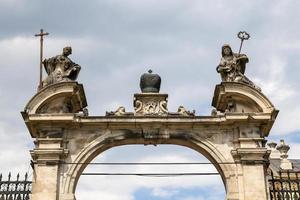 Gate of St. Georges Cathedral in Lviv, Ukraine photo