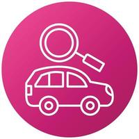 Car Finder Icon Style vector