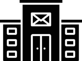 Post Office Building Icon Style vector