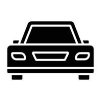 estilo de icono de coche vector