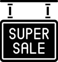 Super Sale Icon Style vector