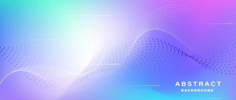 Gradient background with wavy lines vector