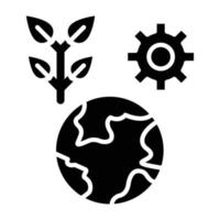 Ecosystem Planning Icon Style vector