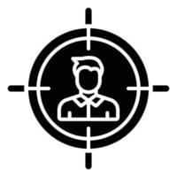 Audience Targeting Icon Style vector