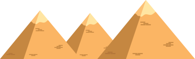 pyramide égyptienne clipart conception illustration png