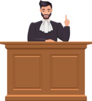 Judge man clipart design illustration png