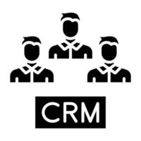 Crm Methodologies Icon Style vector