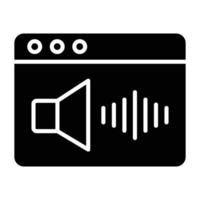 Sound Design Icon Style vector