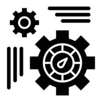 Engine Performance Icon Style vector