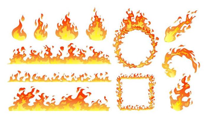 Fire Flame Vector Art, Icons, and Graphics for Free Download