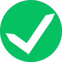 Check mark icon sign symbol design png