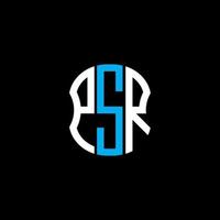 PSR letter logo abstract creative design. PSR unique design vector