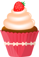 süßer Cupcake und Bäckerei png