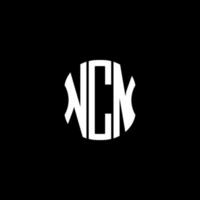 NCN letter logo abstract creative design. NCN unique design vector