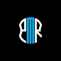PMR letter logo abstract creative design. PMR unique design vector
