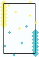 Vectors of the blue and yellow box background. Good for icons or signs.