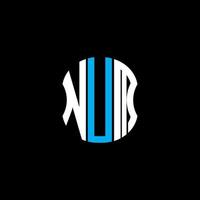 NUM letter logo abstract creative design. NUM unique design vector
