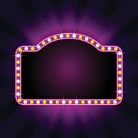 Cinema Retro with Sparking Color vector