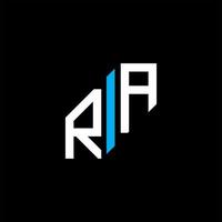 RA letter logo creative design with vector graphic