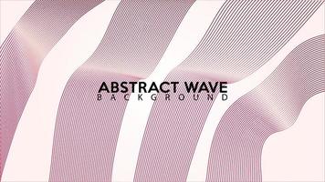 Pinky Abstract Wave Line Background Design Vector