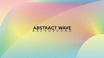 Rainbow Abstract Wave Line Background Design Vector, Spectrum Frame Concept, White Background, Colorful Spectrum Audio Design Template vector