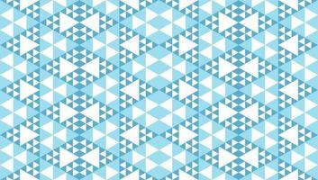plantilla de diseño de patrones sin fisuras geométricos abstractos. ornamento de triángulos poligonales. papel pintado de formas triangulares. tema de color azul claro, cian, blanco. vector