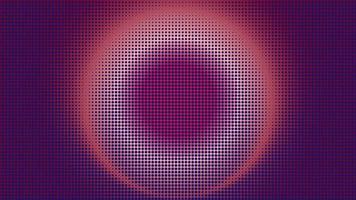Colorful Radial Halftone Background Design Template, Pop Art, Abstract Dots Pattern Illustration, Modern Texture Element, Ring Halftone Ornament, White Pink Orange Magenta Violet Purple Blue Gradient vector