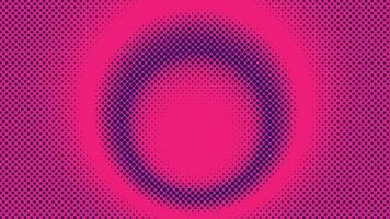 Colorful Radial Halftone Background Design Template, Pop Art, Abstract Dots Pattern Illustration, Modern Texture Element, Ring Halftone Ornament, Pink Magenta Violet Purple Gradation Wallpaper vector