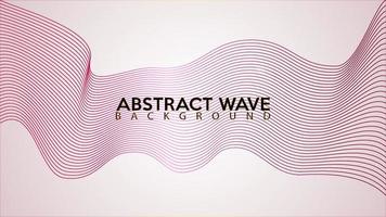 Pinky Abstract Wave Line Background Design Vector