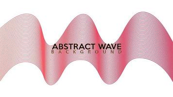 Pinky Abstract Wave Line Background Design Vector