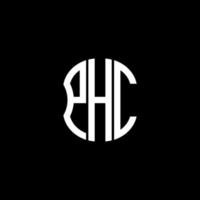 PHC letter logo abstract creative design. PHC unique design vector