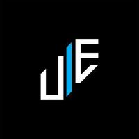 UE letter logo creative design with vector graphic