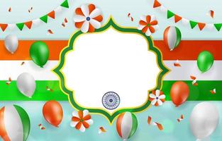 India Independence Day Background vector