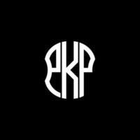 PKP letter logo abstract creative design. PKP unique design vector